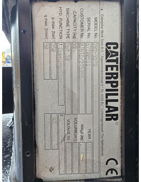 Garra sorteergrijper caterpillar g315b sorting grapple: foto 6 Garra sorteergrijper caterpillar g315b sorting grapple: foto 6