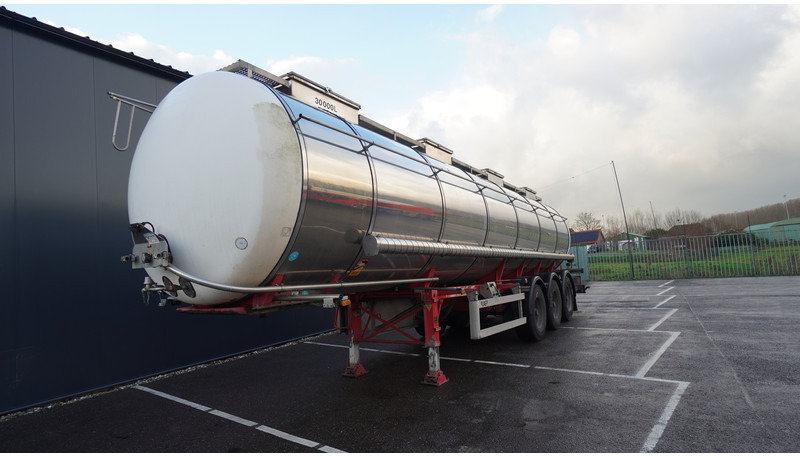 Burg 3 AXLE TANK CHEMIE TRAILER 30.000LTR - Semi-reboque cisterna: foto 2 Burg 3 AXLE TANK CHEMIE TRAILER 30.000LTR - Semi-reboque cisterna: foto 2