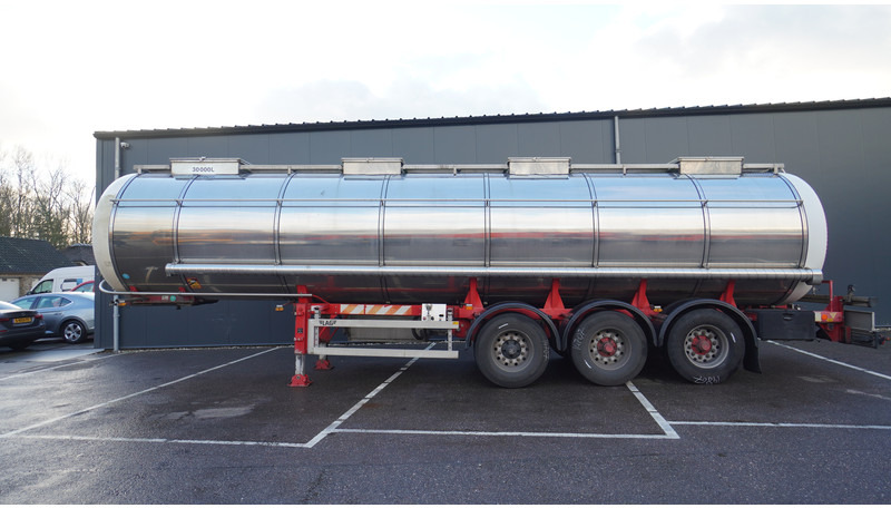 Burg 3 AXLE TANK CHEMIE TRAILER 30.000LTR - Semi-reboque cisterna: foto 1 Burg 3 AXLE TANK CHEMIE TRAILER 30.000LTR - Semi-reboque cisterna: foto 1