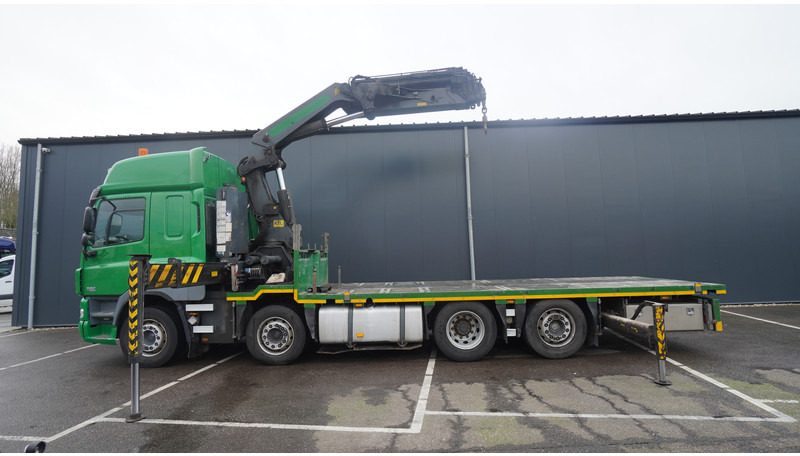 DAF CF 85.410 8X2 OPEN BOX WITH PALFINGER 42502 CRANE - Camião grua: foto 1 DAF CF 85.410 8X2 OPEN BOX WITH PALFINGER 42502 CRANE - Camião grua: foto 1