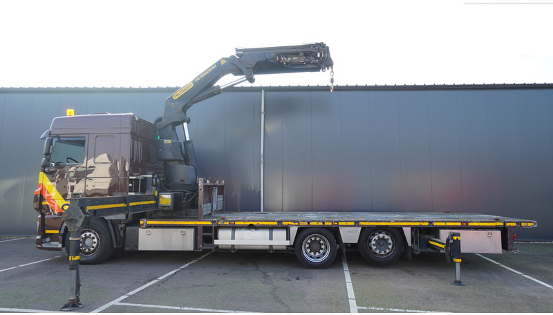 DAF XF 460 6X2 FLATBED TRUCK WITH PALFINGER PK 50002 CRANE - Camião grua: foto 1 DAF XF 460 6X2 FLATBED TRUCK WITH PALFINGER PK 50002 CRANE - Camião grua: foto 1
