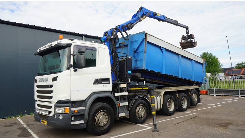 Scania G 490 10X4 CABLE SYSTEM TRUCK WITH PALFINGER Q180Z95TR CRANE - Camião grua: foto 2 Scania G 490 10X4 CABLE SYSTEM TRUCK WITH PALFINGER Q180Z95TR CRANE - Camião grua: foto 2