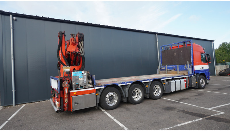 Camião grua Volvo FM 450 8X4 FLATBED WITH GORMACH 3400E6 CRANE: foto 10