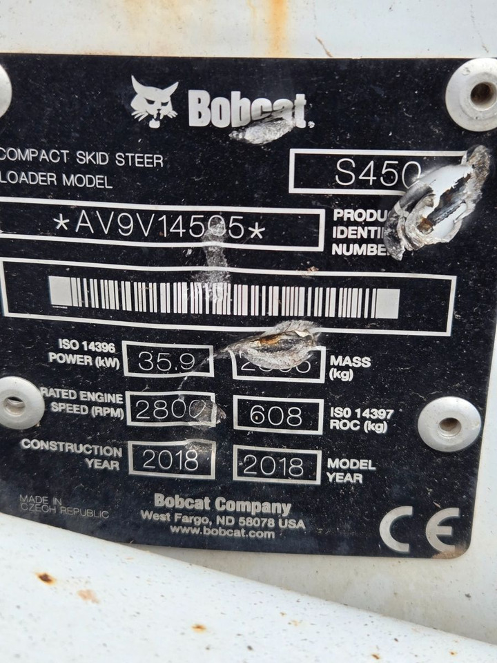 Bobcat S450 - Pá carregadora de rodas: foto 2 Bobcat S450 - Pá carregadora de rodas: foto 2