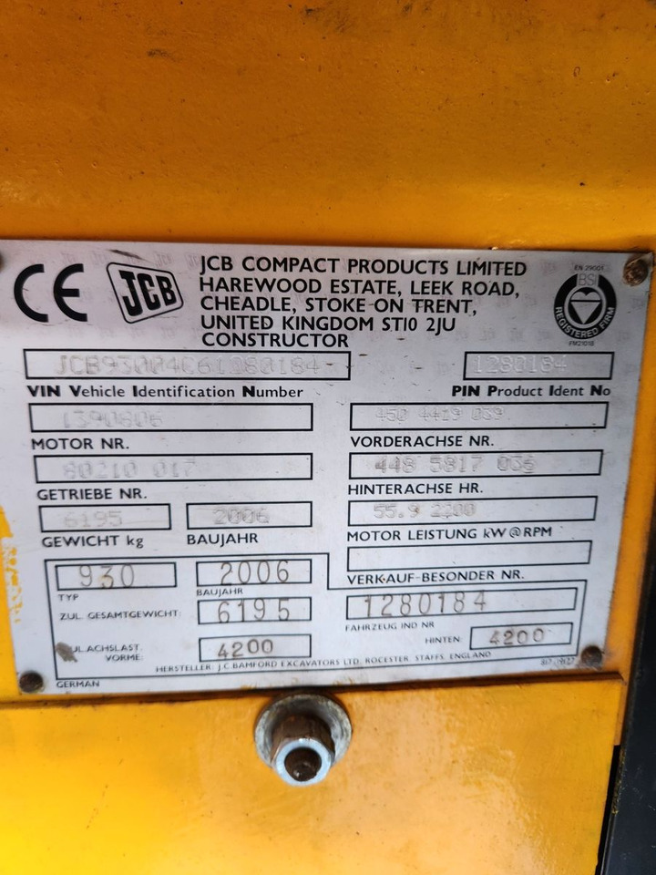JCB 930 4 x 4 - Empilhador a diesel: foto 2 JCB 930 4 x 4 - Empilhador a diesel: foto 2