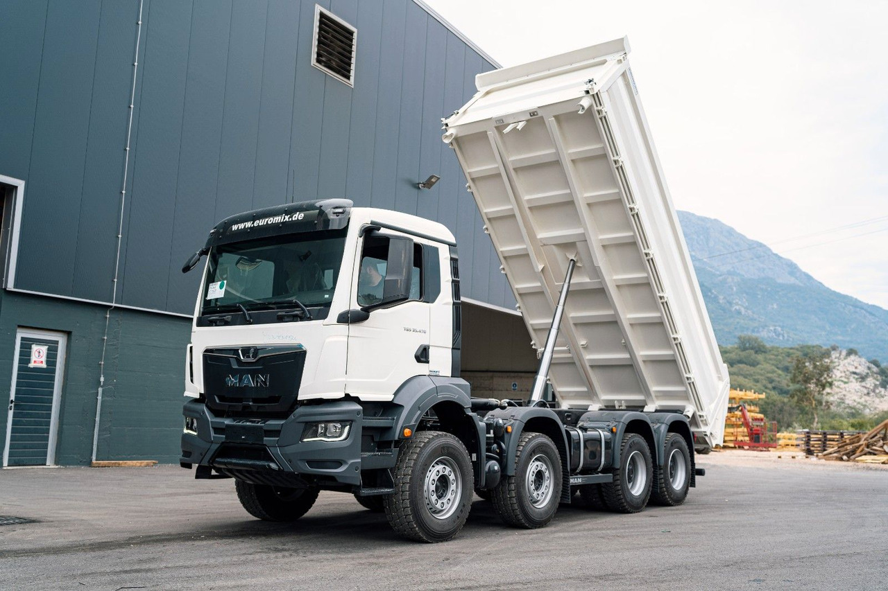 MAN TGS 35.470 BB 8X4 3-Seiten-Kipper EuromixMTP - Camião basculante: foto 1 MAN TGS 35.470 BB 8X4 3-Seiten-Kipper EuromixMTP - Camião basculante: foto 1