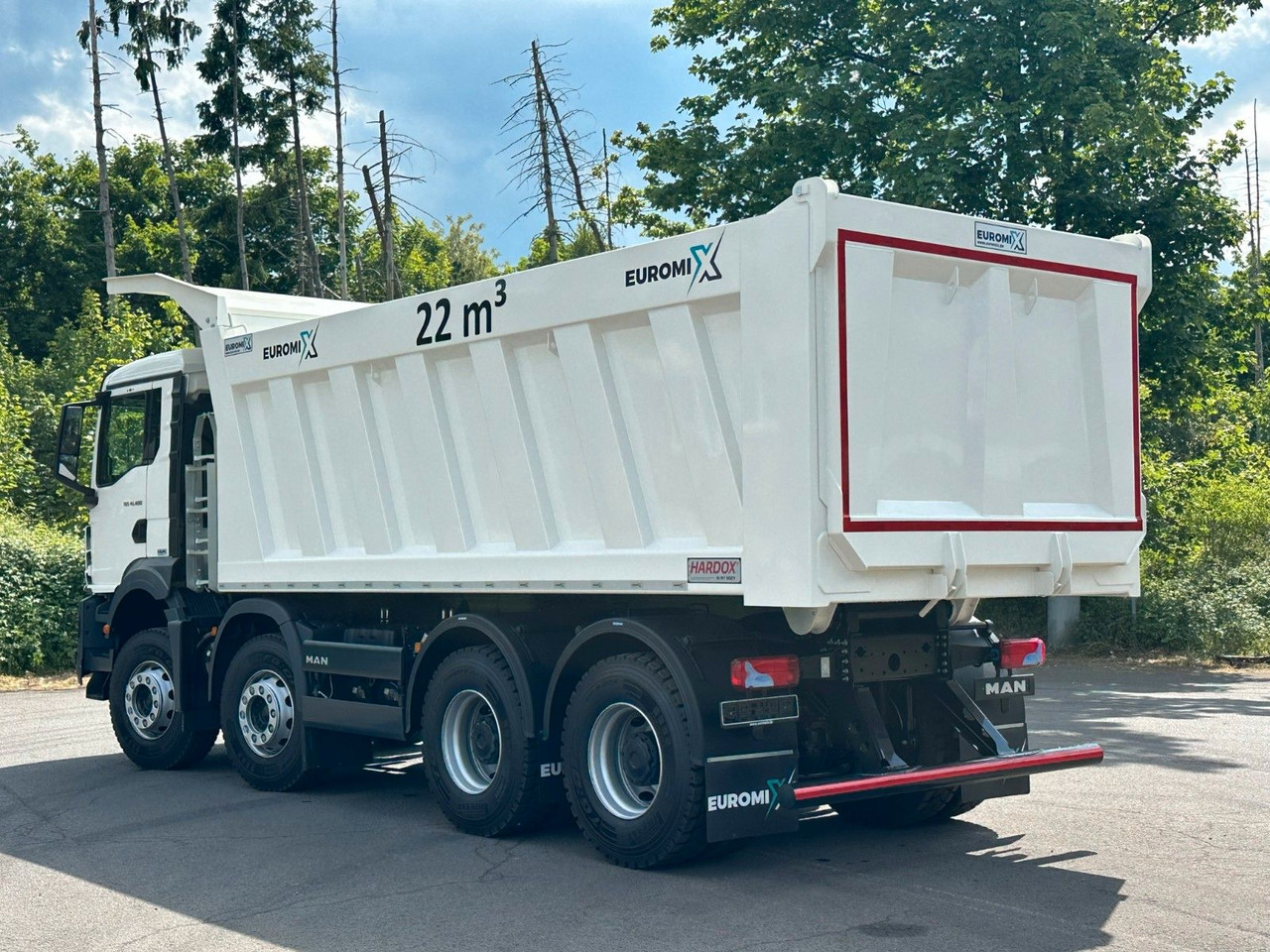 MAN TGS 41.400 8x4 / EUROMIX MTP 22m³/ Eckige Mulde - Camião basculante: foto 4 MAN TGS 41.400 8x4 / EUROMIX MTP 22m³/ Eckige Mulde - Camião basculante: foto 4