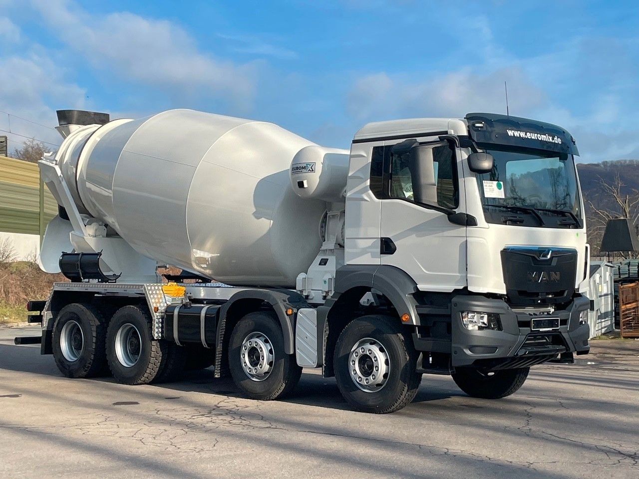 MAN TGS 41.400 8x4 / EuromixMTP EM 10m³ R / EURO 2 - Camião betoneira: foto 1 MAN TGS 41.400 8x4 / EuromixMTP EM 10m³ R / EURO 2 - Camião betoneira: foto 1