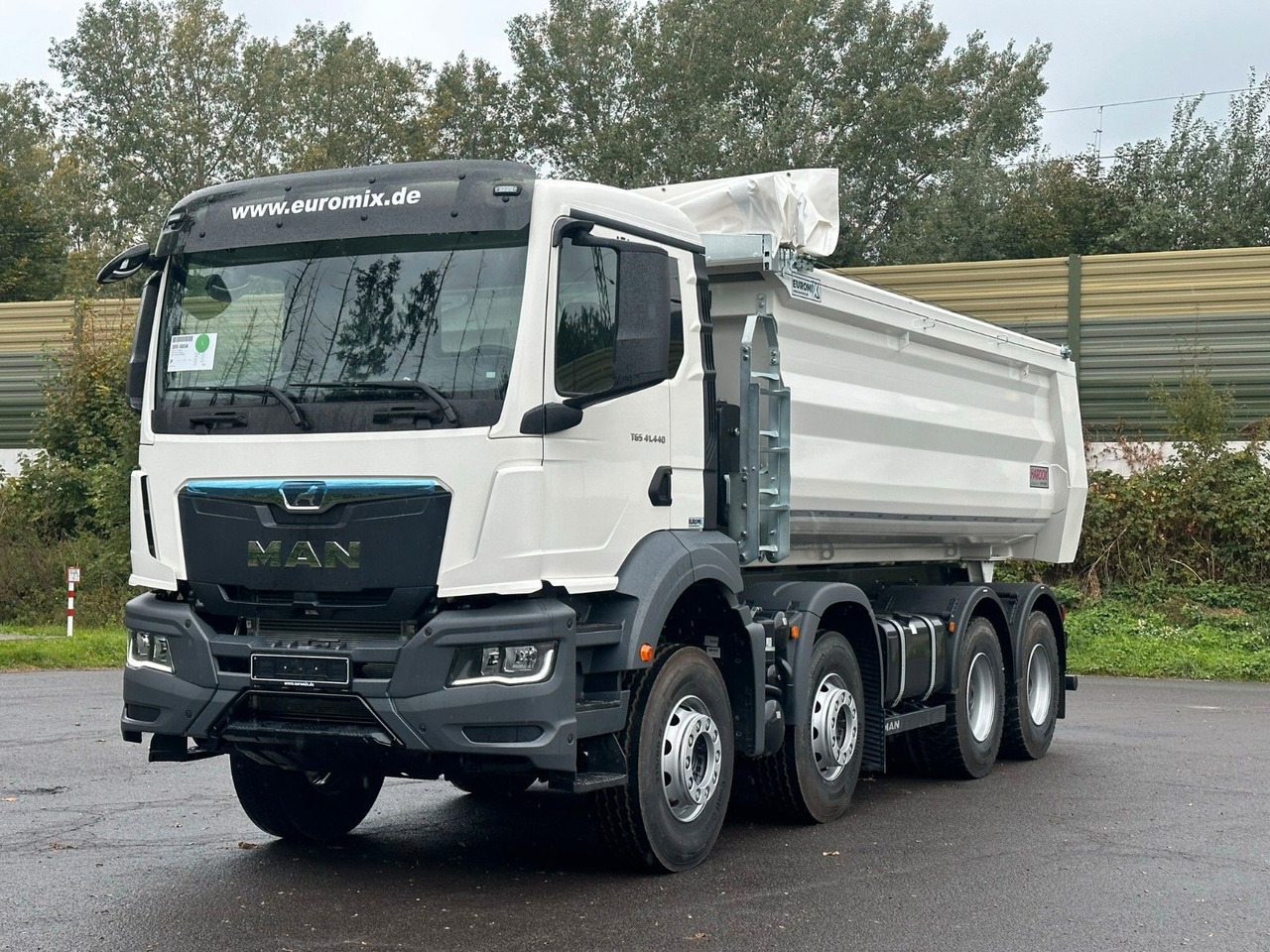 MAN TGS 41.440 BB 8X4 Euromix Mulden Kipper HARDOX - Camião basculante: foto 1 MAN TGS 41.440 BB 8X4 Euromix Mulden Kipper HARDOX - Camião basculante: foto 1