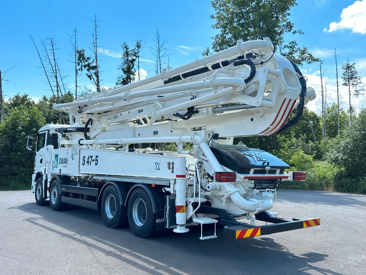 MAN TGS 41.520 8x4 SWAN TSP 47-5 160RZ ( 47m ) - Autobomba de betão: foto 4 MAN TGS 41.520 8x4 SWAN TSP 47-5 160RZ ( 47m ) - Autobomba de betão: foto 4