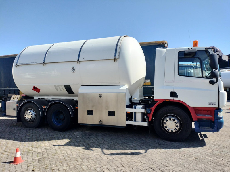DAF FAN CF75. 6x2 -24030 L Gas tank truck -Gas, Gaz, LPG, GPL, Propane, Butane tank, Gastank ID 2.166 Rootselaar, flowmeter, pump, sunroof on tank - Camião cisterna: foto 1 DAF FAN CF75. 6x2 -24030 L Gas tank truck -Gas, Gaz, LPG, GPL, Propane, Butane tank, Gastank ID 2.166 Rootselaar, flowmeter, pump, sunroof on tank - Camião cisterna: foto 1