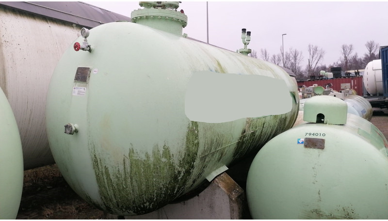 De Visser used Gastank Propaan/Butaan LPG tank 8000L (4 ton) Ø 1600 LPG, gas, gaz, Gastank - Depósito de armazenamento: foto 2 De Visser used Gastank Propaan/Butaan LPG tank 8000L (4 ton) Ø 1600 LPG, gas, gaz, Gastank - Depósito de armazenamento: foto 2