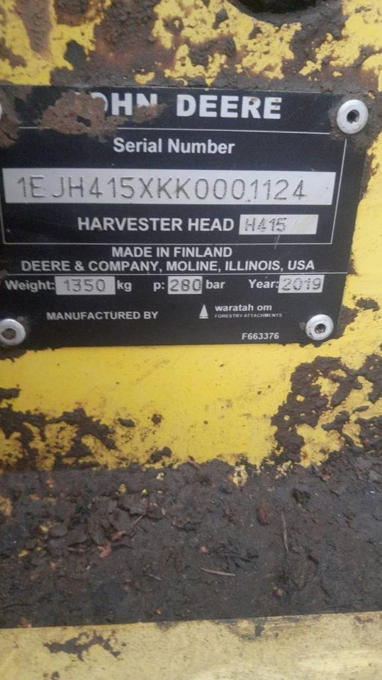 John Deere 1270 E  - Harvester: foto 5 John Deere 1270 E  - Harvester: foto 5