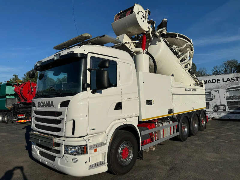 Scania R480 8x4, Wiedemann Super 2000 (10+6m3) + Recycler, Euro 6, 2013 - Caminhão limpa fossa: foto 4 Scania R480 8x4, Wiedemann Super 2000 (10+6m3) + Recycler, Euro 6, 2013 - Caminhão limpa fossa: foto 4