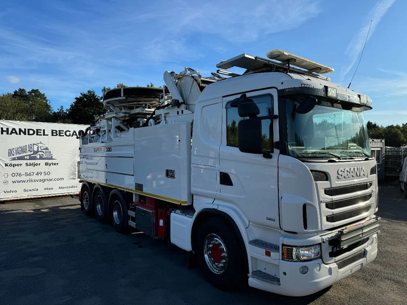 Scania R480 8x4, Wiedemann Super 2000 (10+6m3) + Recycler, Euro 6, 2013 - Caminhão limpa fossa: foto 2 Scania R480 8x4, Wiedemann Super 2000 (10+6m3) + Recycler, Euro 6, 2013 - Caminhão limpa fossa: foto 2