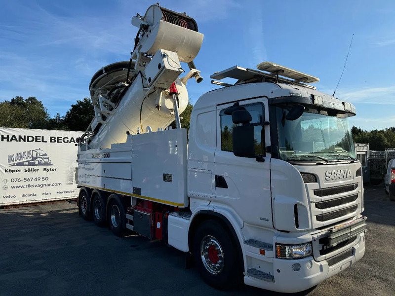 Scania R480 Vacuum / Sewer Jetter / Recycler, Euro 6, Super 2000 (16m3), 2013 - Caminhão limpa fossa: foto 1 Scania R480 Vacuum / Sewer Jetter / Recycler, Euro 6, Super 2000 (16m3), 2013 - Caminhão limpa fossa: foto 1