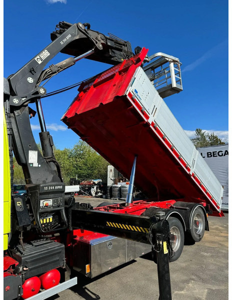 Volvo FM 6x2, Tipper + Crane and Skylift, 2009 - Camião basculante, Camião grua: foto 4 Volvo FM 6x2, Tipper + Crane and Skylift, 2009 - Camião basculante, Camião grua: foto 4