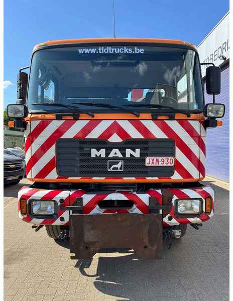MAN ME18.250 **4x4-TIPPER+PALFINGER PK8500-BELGIAN TRUCK** - Camião basculante, Camião grua: foto 2 MAN ME18.250 **4x4-TIPPER+PALFINGER PK8500-BELGIAN TRUCK** - Camião basculante, Camião grua: foto 2