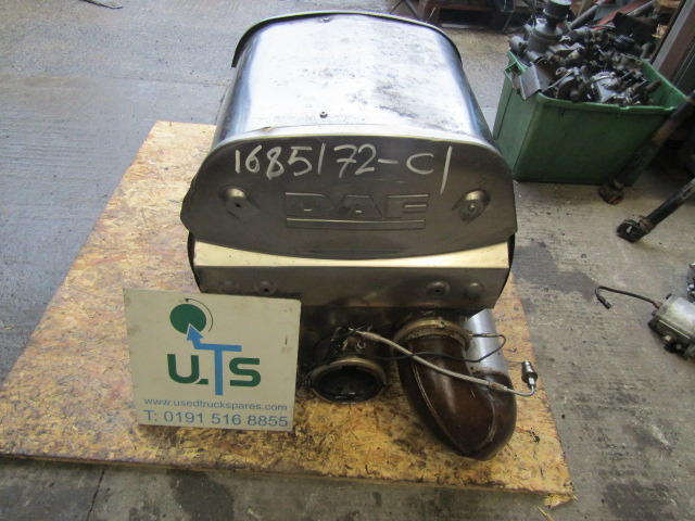 DAF XF 105 EXHAUST DPF/CAT EURO 5 SPEC P/NO 1685172-C1 - Sistema de escape para Camião: foto 1 DAF XF 105 EXHAUST DPF/CAT EURO 5 SPEC P/NO 1685172-C1 - Sistema de escape para Camião: foto 1
