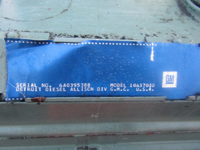 DETROIT 6-71 MODEL/1063-7000 SERIES SERIAL NO 6A-395388 310HP - Motor para Camião: foto 3 DETROIT 6-71 MODEL/1063-7000 SERIES SERIAL NO 6A-395388 310HP - Motor para Camião: foto 3
