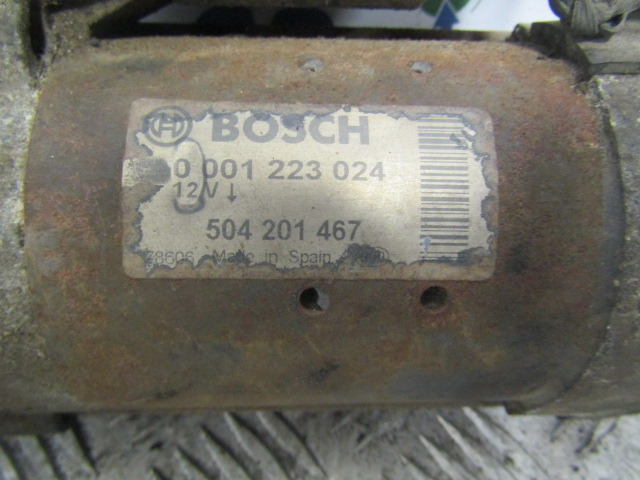 IVECO DAILY 3.0 (FICE 3481C) STARTER MOTOR BOSCH P/NO 0-001223024 - Sistema elétrico para Camião: foto 2 IVECO DAILY 3.0 (FICE 3481C) STARTER MOTOR BOSCH P/NO 0-001223024 - Sistema elétrico para Camião: foto 2