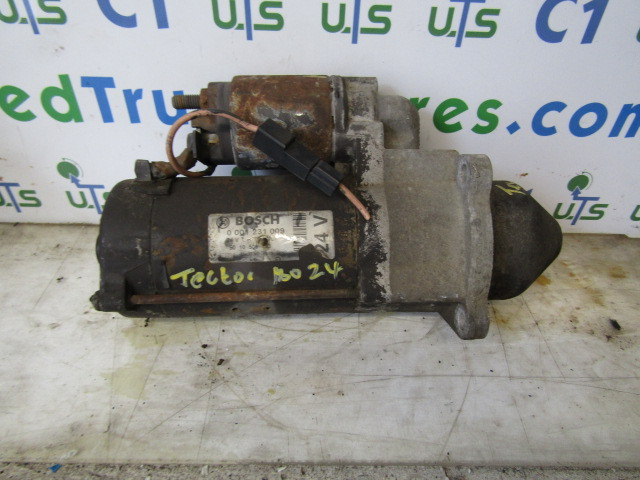 IVECO TECTOR 180E24/75E17 STARTER MOTOR BOSCH P/NO 0-001231009 - Sistema elétrico para Camião: foto 1 IVECO TECTOR 180E24/75E17 STARTER MOTOR BOSCH P/NO 0-001231009 - Sistema elétrico para Camião: foto 1