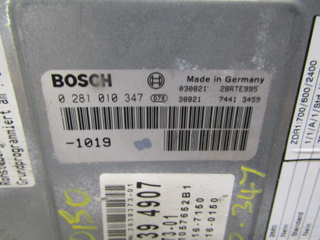 MAN ECM 280 ENGINE ECU P/NO 02811010347 - Centralina electrónica para Camião: foto 3 MAN ECM 280 ENGINE ECU P/NO 02811010347 - Centralina electrónica para Camião: foto 3