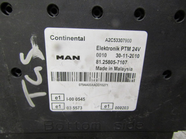 MAN ELEKTRONIK PTM UNIT P/NO 81.25805.7107 - Centralina electrónica para Camião: foto 2 MAN ELEKTRONIK PTM UNIT P/NO 81.25805.7107 - Centralina electrónica para Camião: foto 2