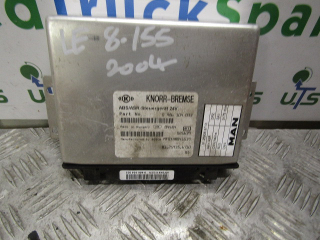 MAN LE 2000 SERIES ABS ECU P/NO 81.25935.6710 - Centralina electrónica para Camião: foto 1 MAN LE 2000 SERIES ABS ECU P/NO 81.25935.6710 - Centralina electrónica para Camião: foto 1