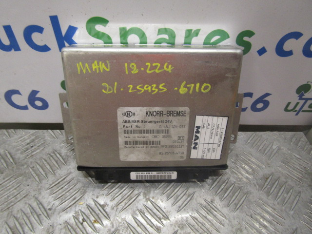 MAN M2000 18.224 ABS/ASR ECU P/NO 81.25935.6710 - Centralina electrónica para Camião: foto 1 MAN M2000 18.224 ABS/ASR ECU P/NO 81.25935.6710 - Centralina electrónica para Camião: foto 1