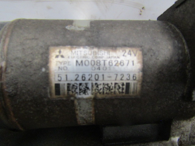 MAN TGM 480 DO836 STARTER MOTOR P/NO 51-262017236 - Sistema elétrico para Camião: foto 2 MAN TGM 480 DO836 STARTER MOTOR P/NO 51-262017236 - Sistema elétrico para Camião: foto 2