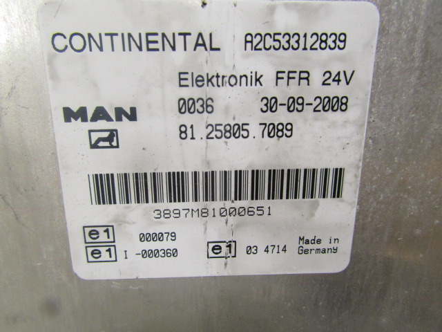 MAN TGM FFR UNIT 81.25805.7089 - Sistema elétrico para Camião: foto 2 MAN TGM FFR UNIT 81.25805.7089 - Sistema elétrico para Camião: foto 2