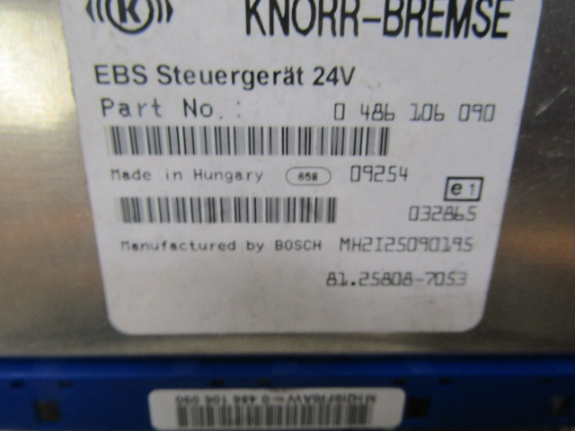 MAN TGS EBS ECU P/NO 81.25808.7053 - Centralina electrónica para Camião: foto 2 MAN TGS EBS ECU P/NO 81.25808.7053 - Centralina electrónica para Camião: foto 2