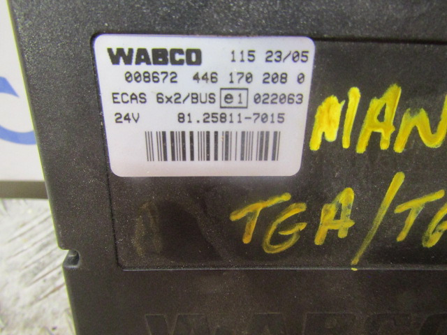 MAN TGS ECAS ECU WABCO P/NO 446 170 2080 MAN P/NO 81.25811.7015 - Centralina electrónica para Camião: foto 2 MAN TGS ECAS ECU WABCO P/NO 446 170 2080 MAN P/NO 81.25811.7015 - Centralina electrónica para Camião: foto 2