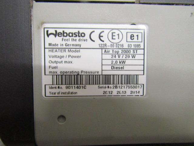 WEBASTO ST2000 AIR DROP NIGHT HEATER ALSO 2000S & LARGE CHOICE AVAILABLE - Cabine e interior para Camião: foto 3 WEBASTO ST2000 AIR DROP NIGHT HEATER ALSO 2000S & LARGE CHOICE AVAILABLE - Cabine e interior para Camião: foto 3