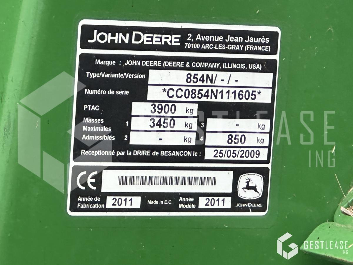 John Deere 854 ROTOFLOW - Enfardadeira de fardos redondos: foto 5 John Deere 854 ROTOFLOW - Enfardadeira de fardos redondos: foto 5