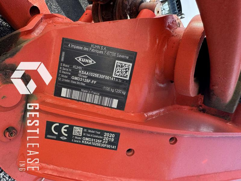 Gadanheira Kuhn GMD 3125 F-FF: foto 9