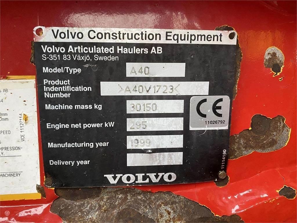Caminhão articulado Volvo A40C , SCANDINAVIA: foto 15
