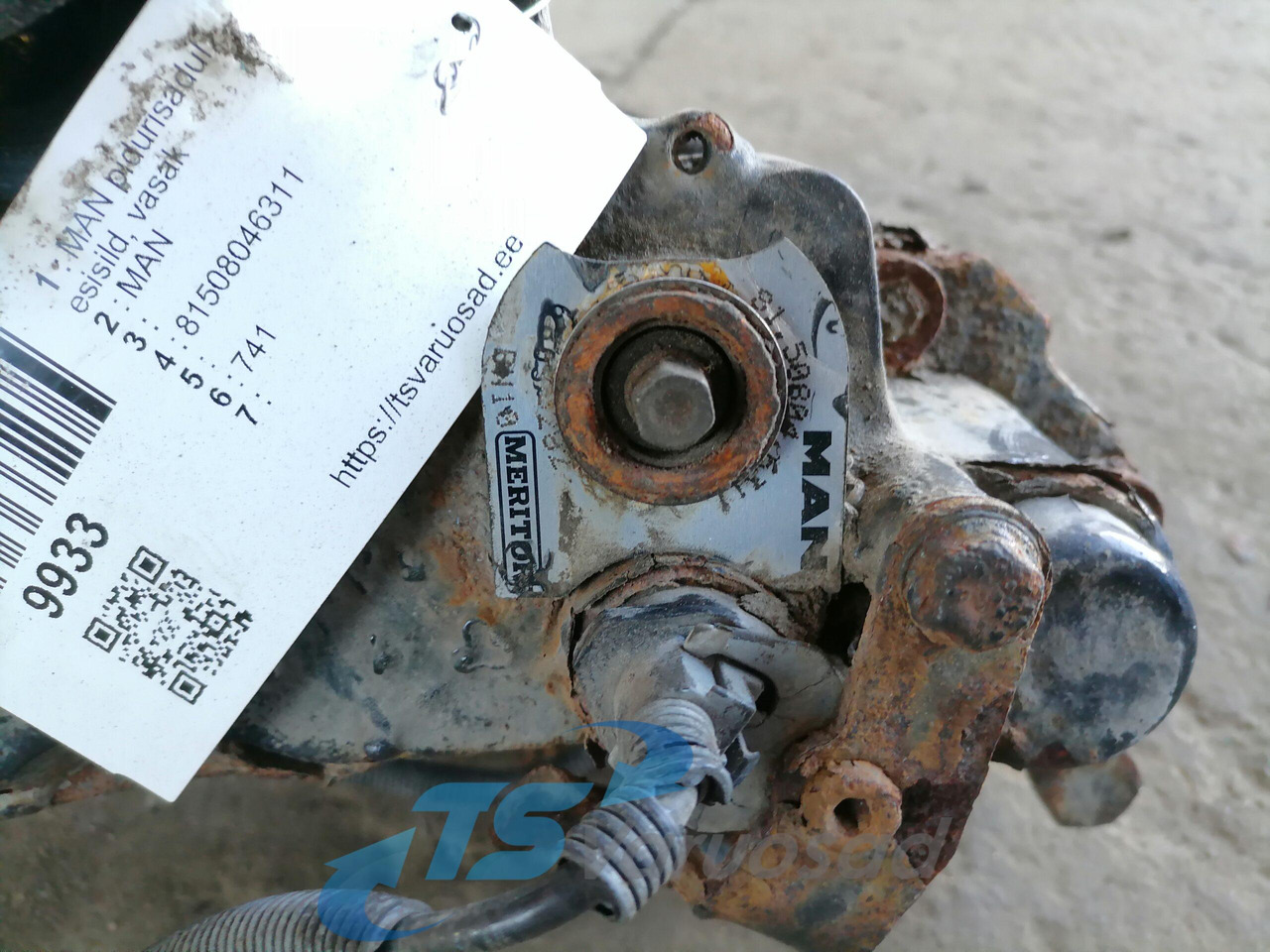 MAN Brake caliper 81508046311 - Peças de freio para Camião: foto 4 MAN Brake caliper 81508046311 - Peças de freio para Camião: foto 4