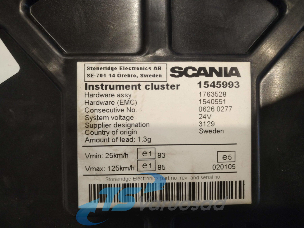 Scania Dashboard 1545993 - Painel de instrumentos para Camião: foto 2 Scania Dashboard 1545993 - Painel de instrumentos para Camião: foto 2