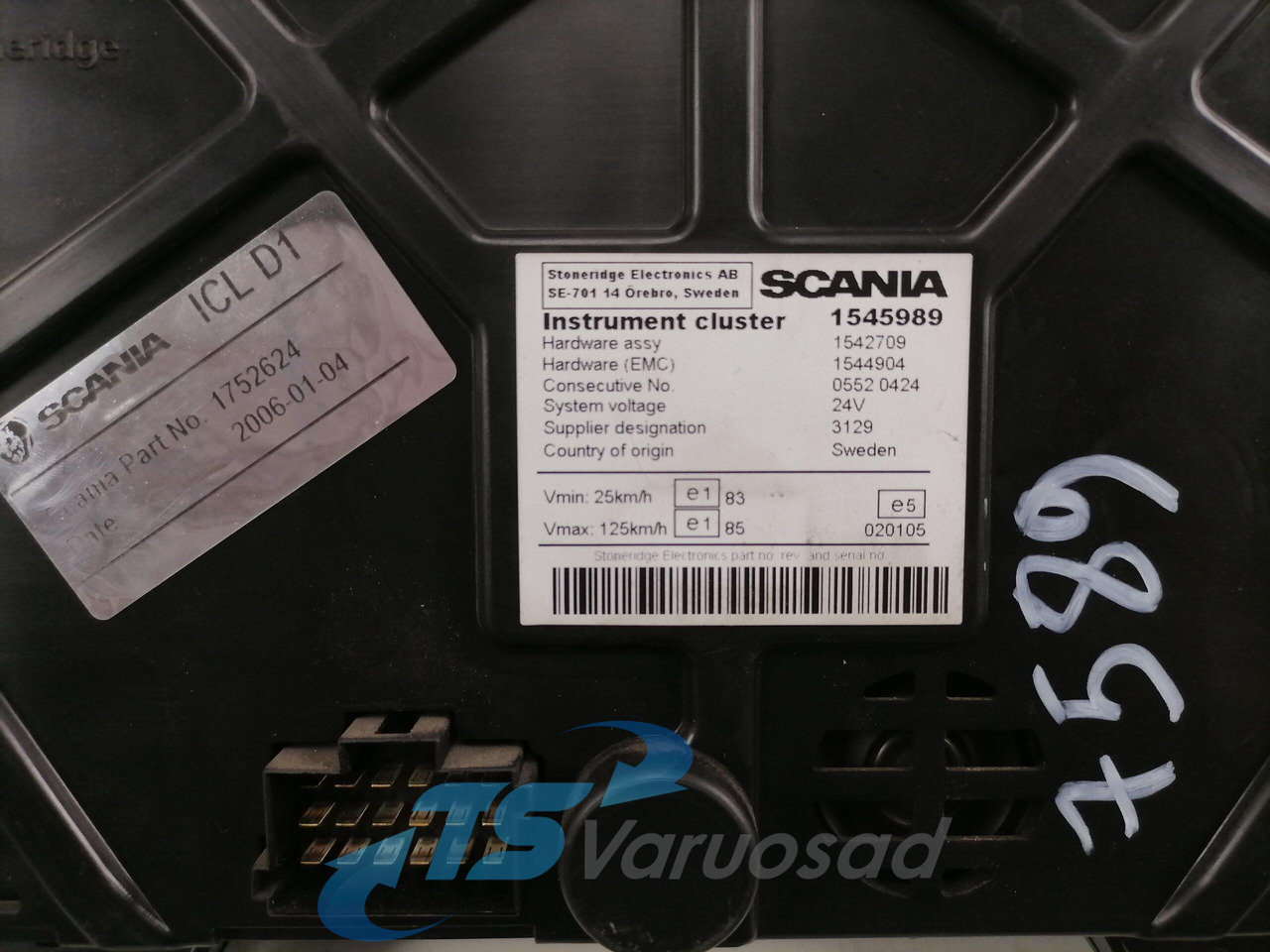 Scania Dashboard 1752624 - Painel de instrumentos para Camião: foto 4 Scania Dashboard 1752624 - Painel de instrumentos para Camião: foto 4