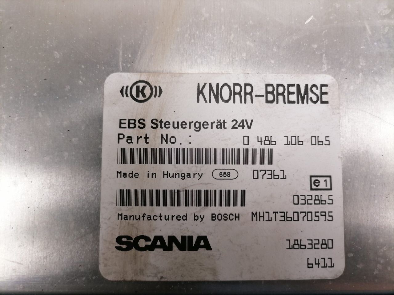 Scania Ecu, EBS 1863280 - Centralina electrónica para Camião: foto 3 Scania Ecu, EBS 1863280 - Centralina electrónica para Camião: foto 3
