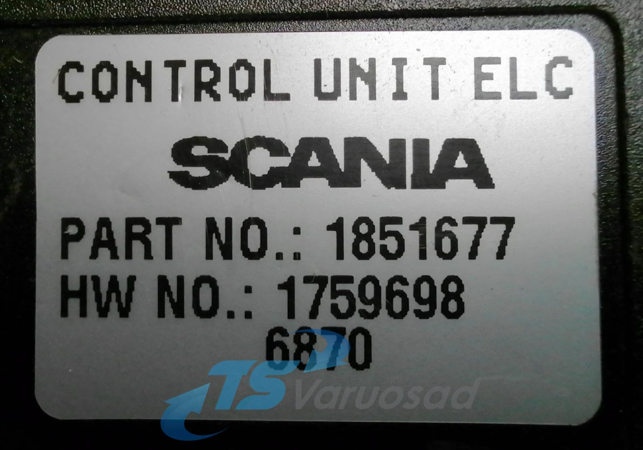 Scania Ecu, ECAS 1759698 - Centralina electrónica para Camião: foto 4 Scania Ecu, ECAS 1759698 - Centralina electrónica para Camião: foto 4