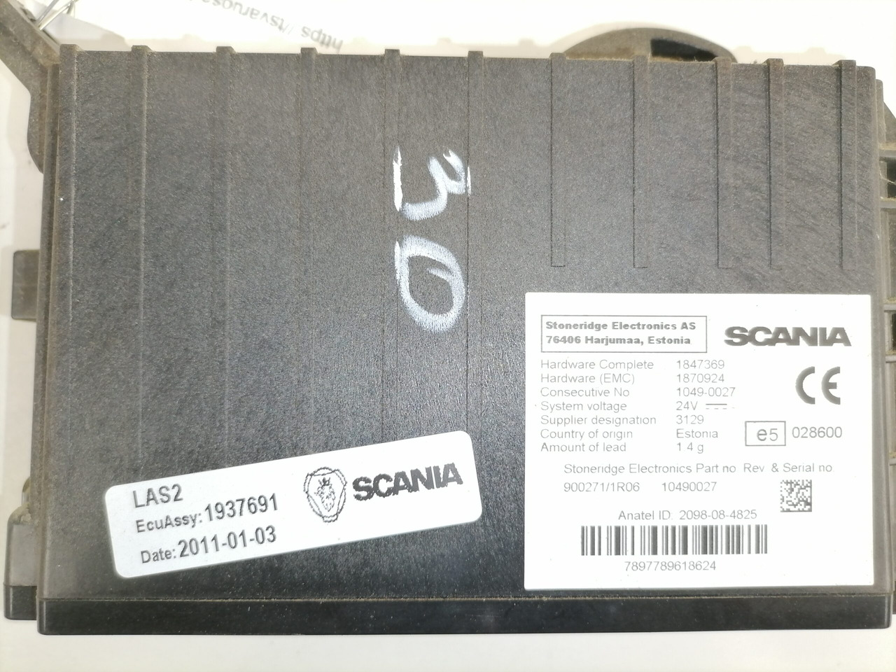 Scania Ecu, LAS 1937691 - Centralina electrónica para Camião: foto 3 Scania Ecu, LAS 1937691 - Centralina electrónica para Camião: foto 3