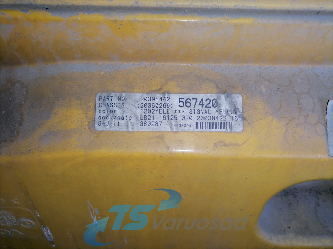 Volvo Grille panel 20360266 - Grade radiador para Camião: foto 4 Volvo Grille panel 20360266 - Grade radiador para Camião: foto 4