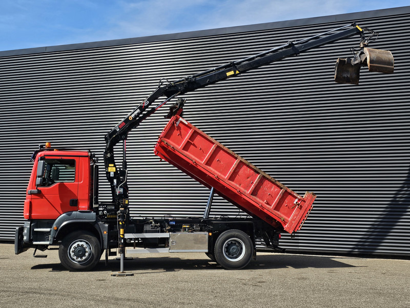 MAN TGM 18.250 / 4X4 / EEV / HIAB CRANE + TIPPER / SPRING - Camião, Camião grua: foto 2 MAN TGM 18.250 / 4X4 / EEV / HIAB CRANE + TIPPER / SPRING - Camião, Camião grua: foto 2