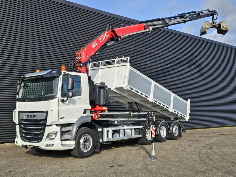 DAF CF 530 8x4-4 / FASSI 27.5 t/m CRANE + TIPPER - Camião grua: foto 1 DAF CF 530 8x4-4 / FASSI 27.5 t/m CRANE + TIPPER - Camião grua: foto 1