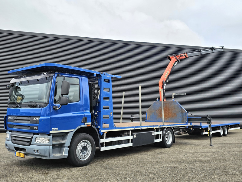 DAF CF 75.310 / TRAILER + PALFINGER CRANE/KRAN - Camião grua: foto 1 DAF CF 75.310 / TRAILER + PALFINGER CRANE/KRAN - Camião grua: foto 1