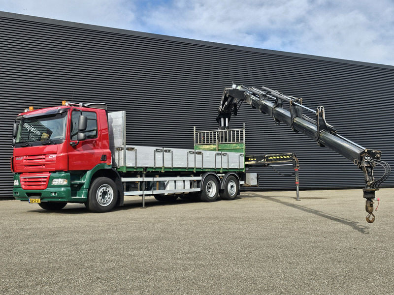 DAF CF 85.410 6x2 / HIAB 35 t/m crane / kran + REMOTE - Camião de caixa aberta/ Plataforma, Camião grua: foto 4 DAF CF 85.410 6x2 / HIAB 35 t/m crane / kran + REMOTE - Camião de caixa aberta/ Plataforma, Camião grua: foto 4