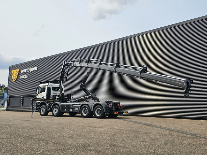 MAN TGS 35.470 8X4 BB / HIAB CRANE + HOOKLIFT - Camião grua: foto 4 MAN TGS 35.470 8X4 BB / HIAB CRANE + HOOKLIFT - Camião grua: foto 4
